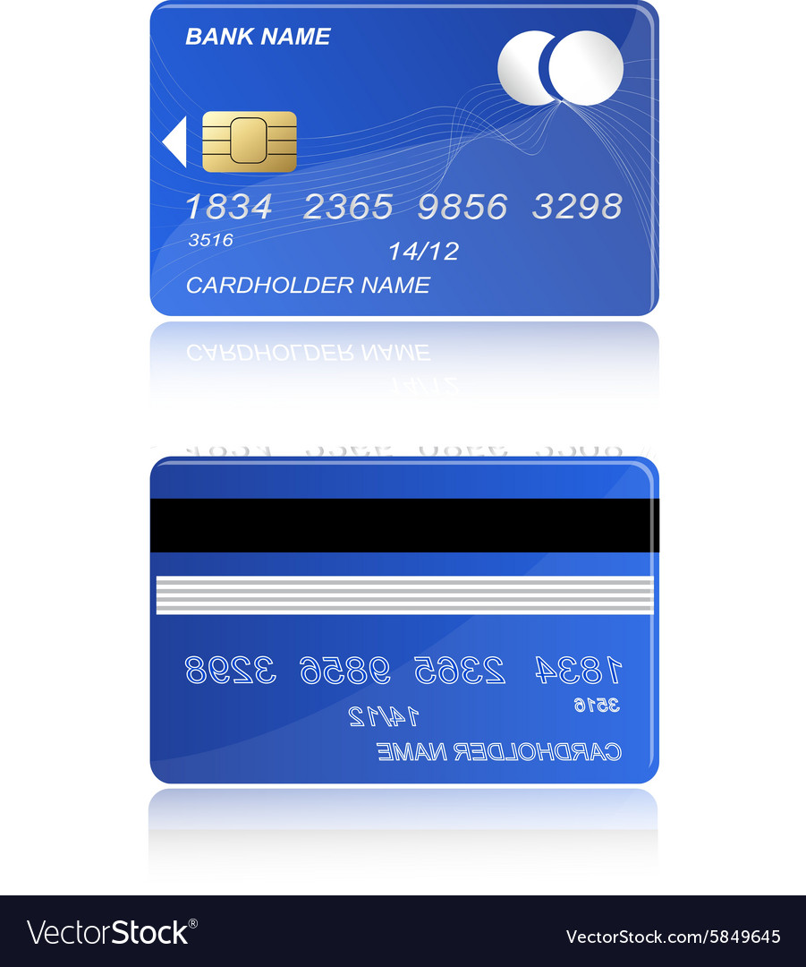 Blue Bank Card