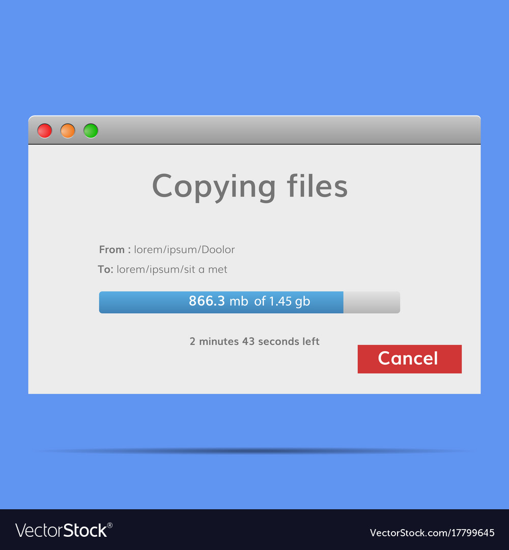 Copy file data exchange