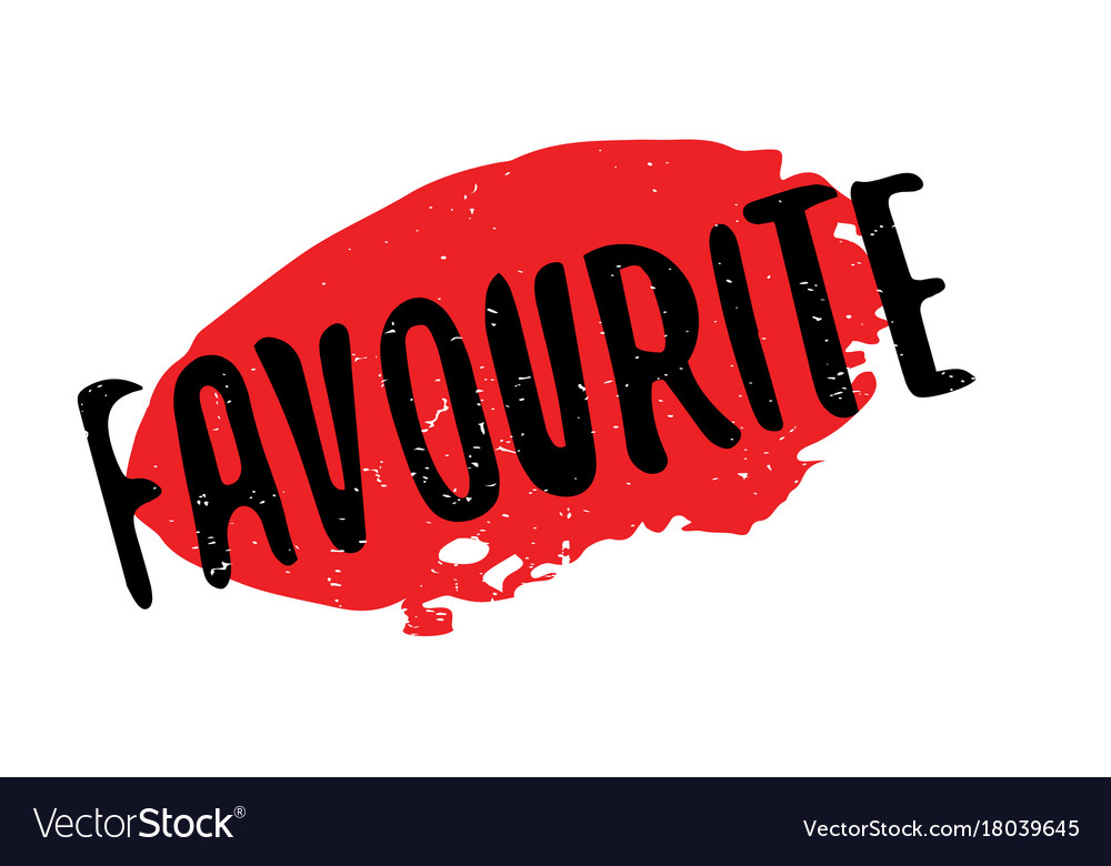 Favourite rubber stamp Royalty Free Vector Image