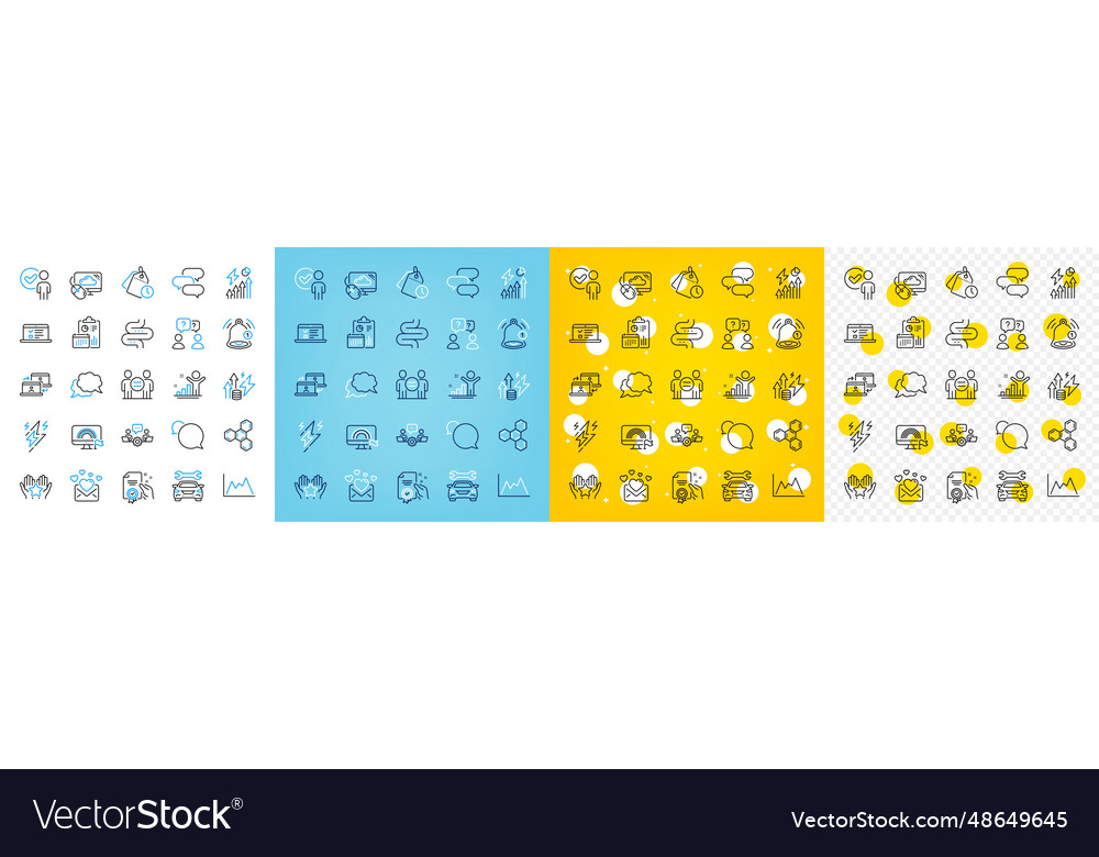 Icons set of electricity consumption time