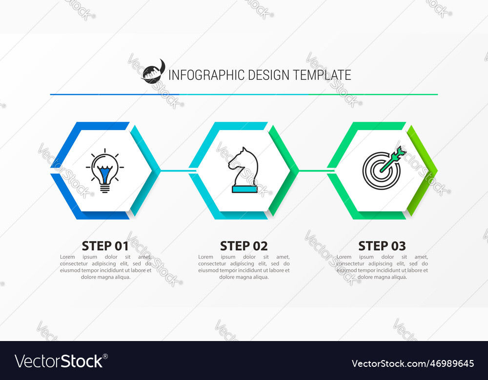 Infographic design template creative concept Vector Image Infographic design template creative concept
