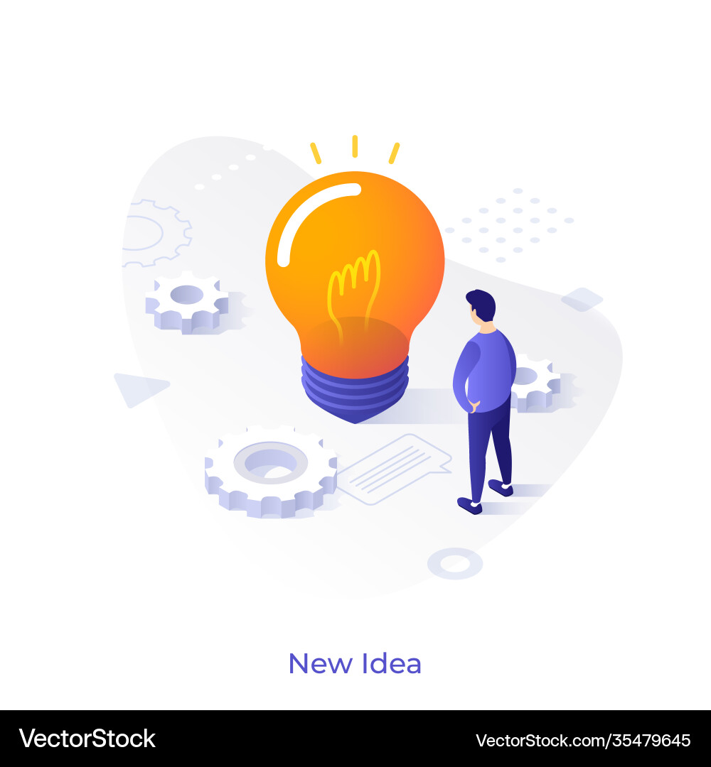 Isometric concept Royalty Free Vector Image - VectorStock