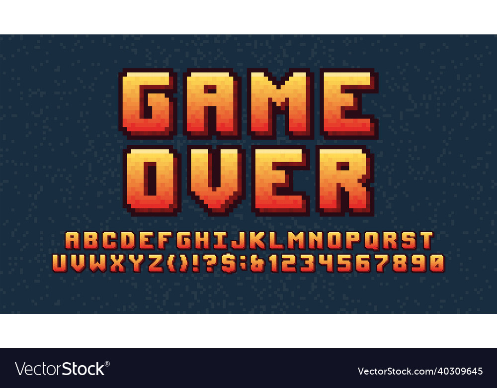Retro Pixel Arcade Font