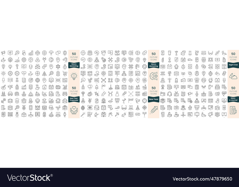 300 thin line icons bundle in this set include