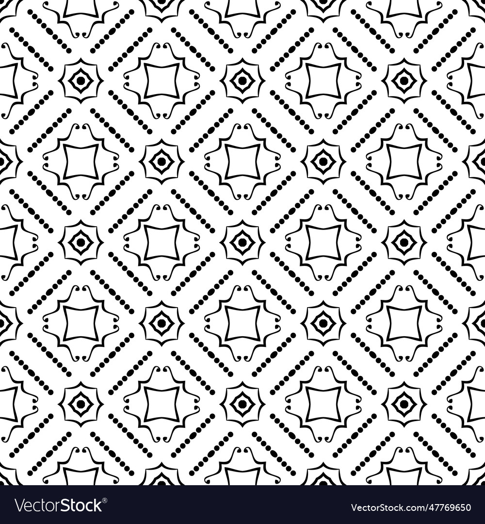 Abstract seamless pattern repeated design on white