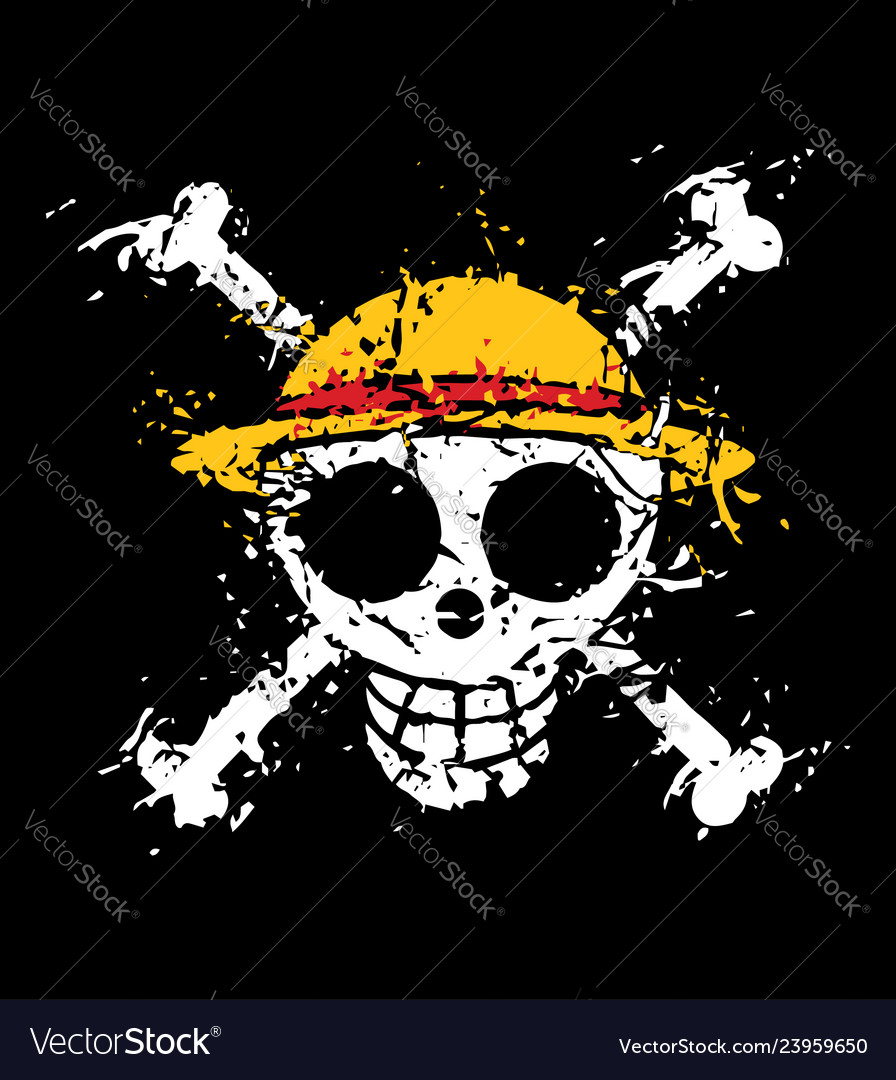 Straw Hat Pirates Characters One Piece Wan Pīsu Anime Grunge Border Poster  Design  Gift TShirt  Anime TShirt iPad Case  Skin for Sale by  rowenanime  Redbubble