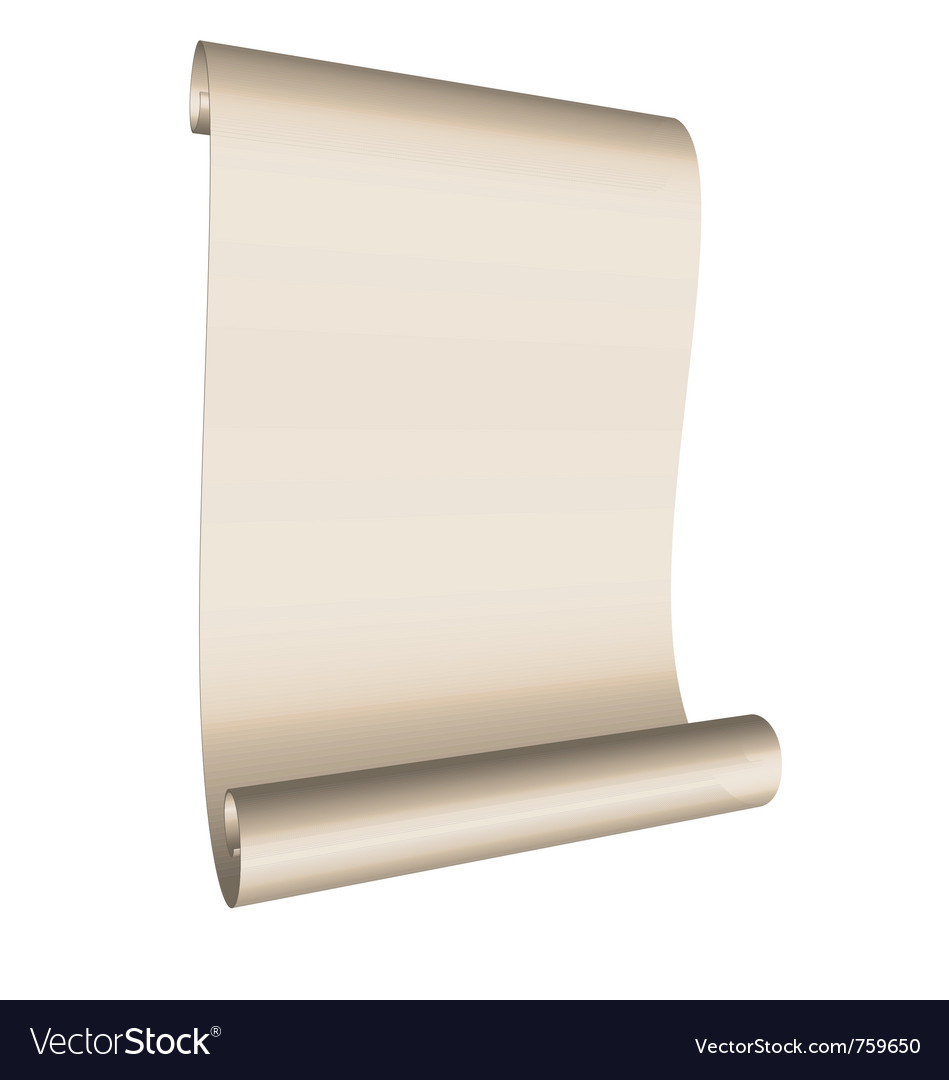 Antique Parchment Scroll