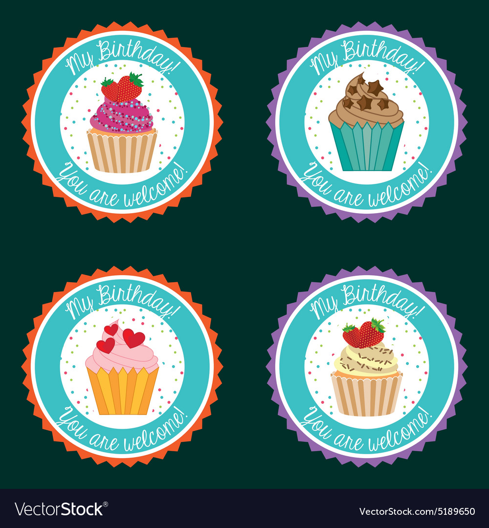 Birthday invitation Royalty Free Vector Image - VectorStock