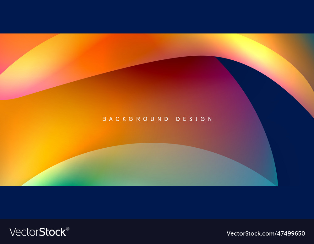 Fluid color liquid 3d elements abstract background Vector Image Fluid color liquid 3d elements abstract background