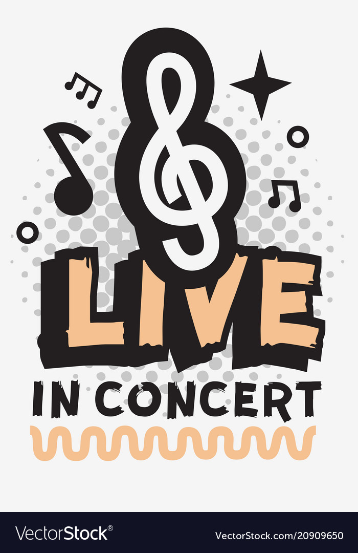 Live music in concert design