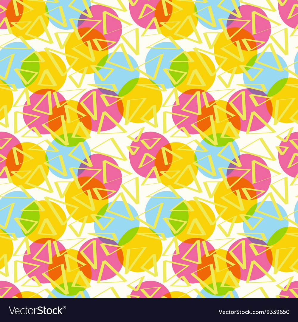 Pattern abstract color with circles