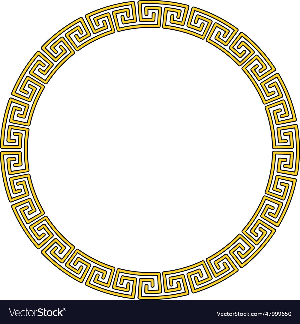 Round chain frame circle chains border boho