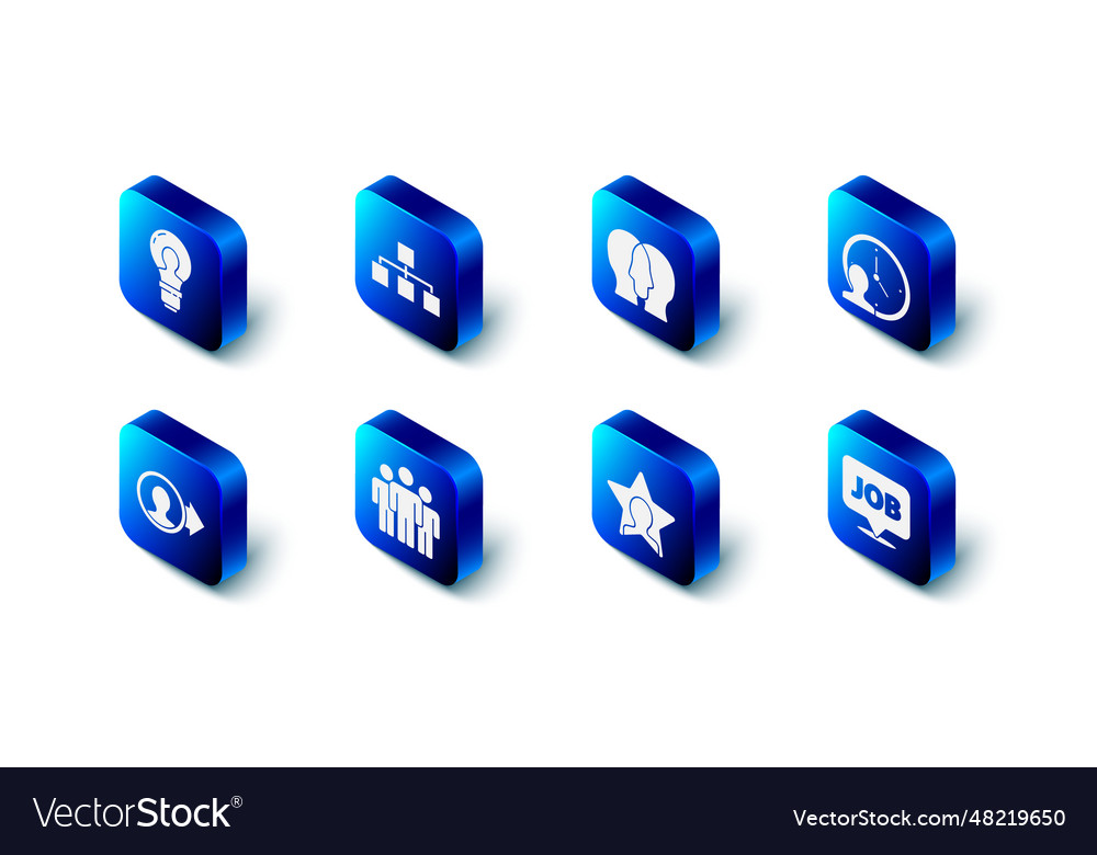 Set hierarchy organogram chart project team base vector image Set hierarchy organogram chart project team base