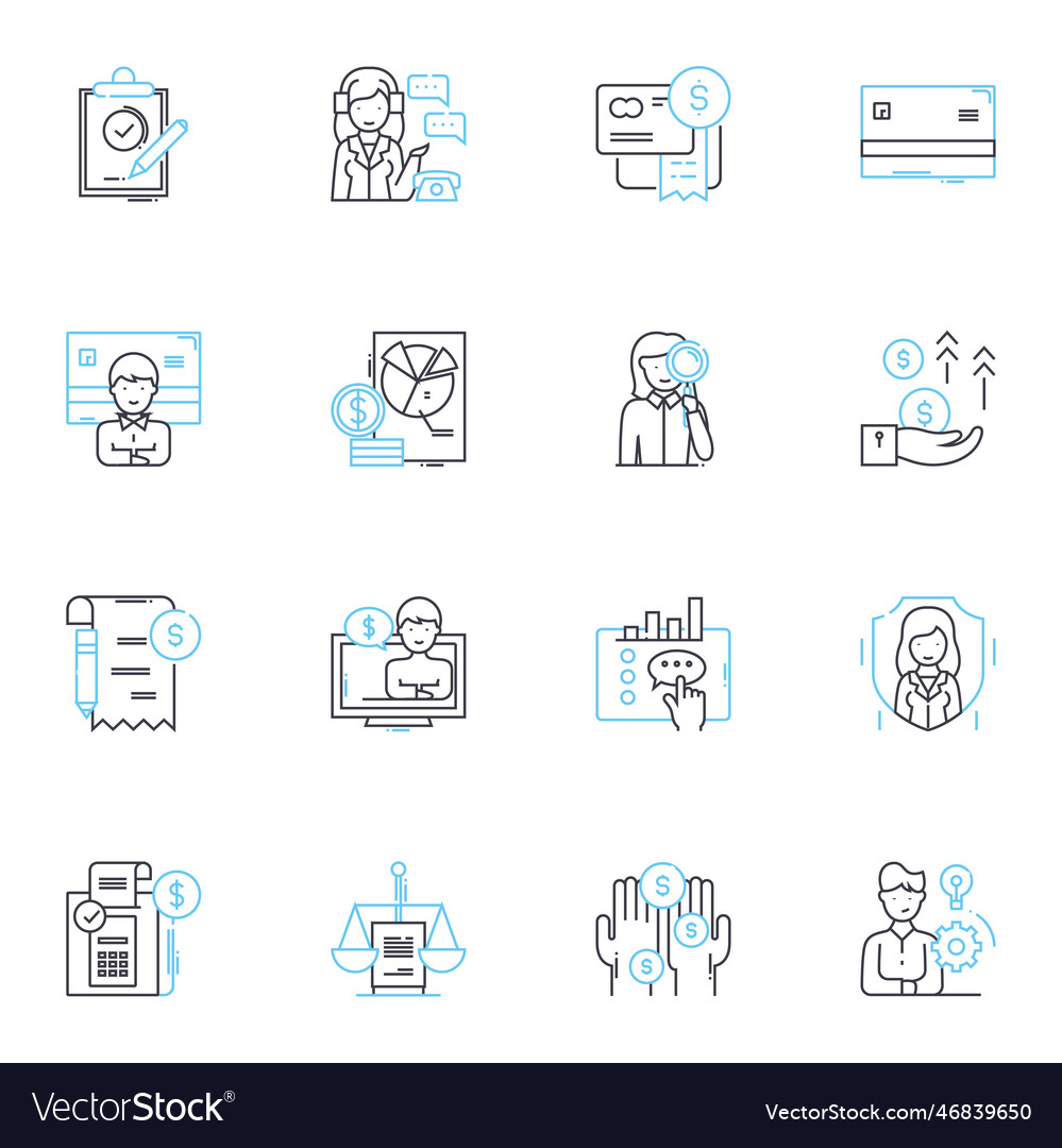 Webdesign und Entwicklung lineare Icons Set vector image Webdesign und Entwicklung lineare Icons Set