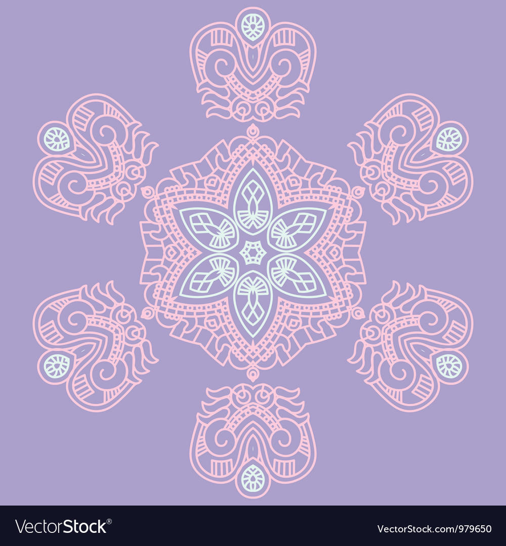 Winter Snowflake Pattern