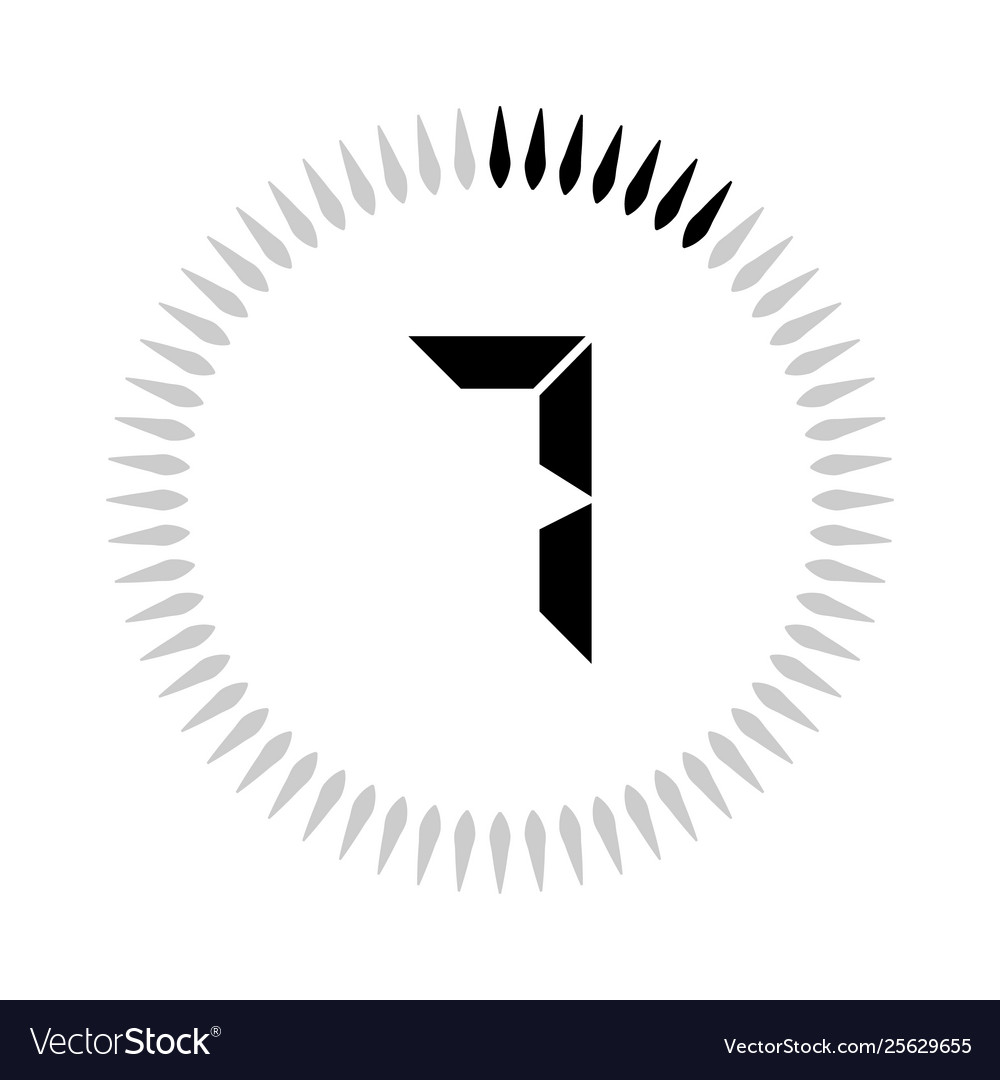 7 minutes or seconds timer