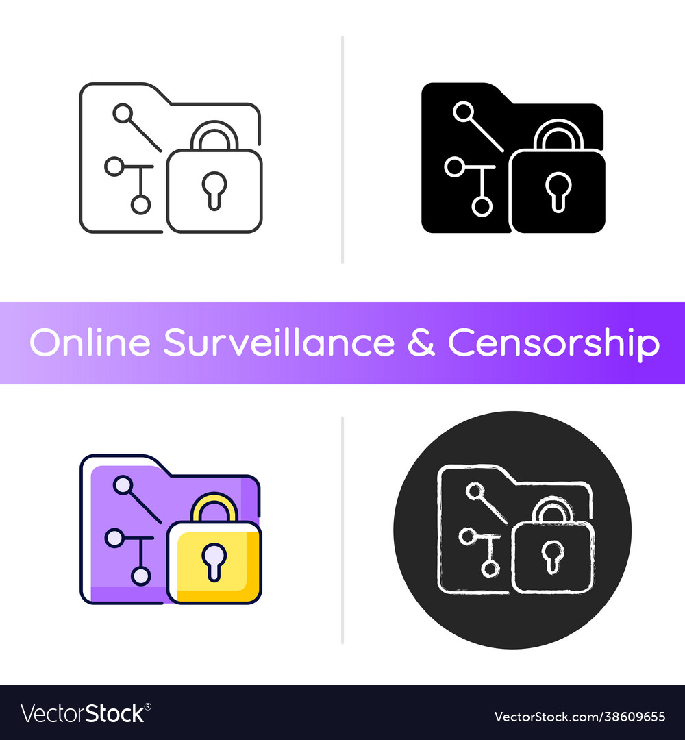 Data encryption icon vector image Data encryption icon