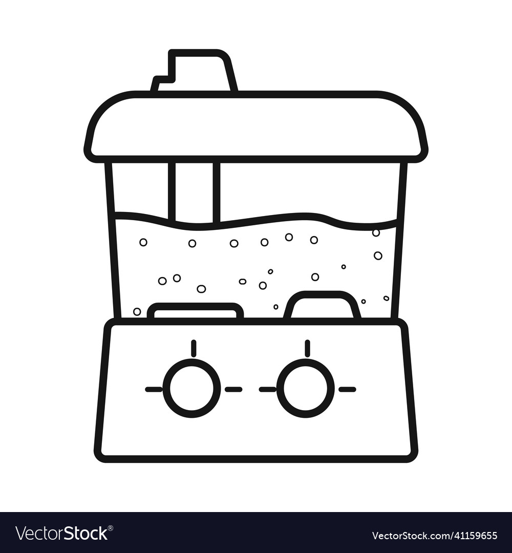 Isolated object of humidifier and appliance symbol