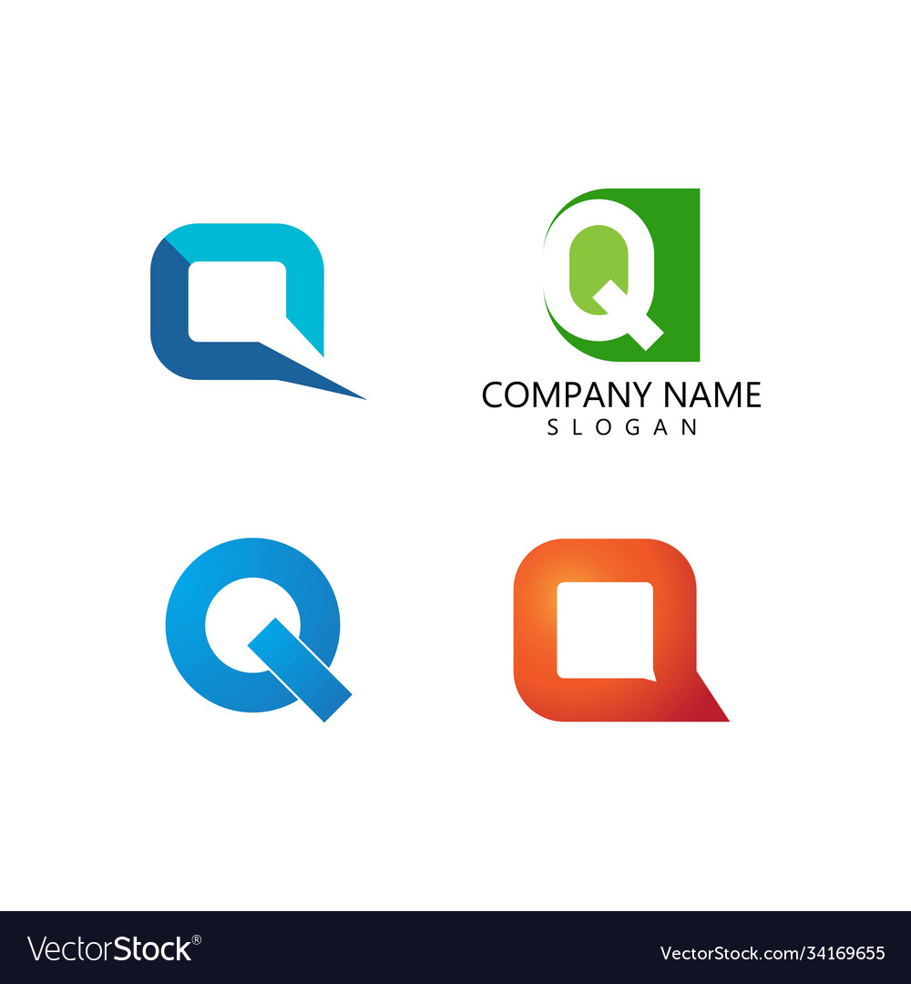 Q letter logo Royalty Free Vector Image - VectorStock