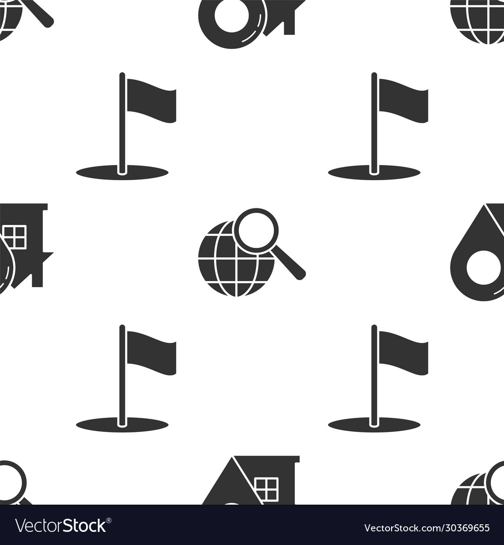 Set map pointer with house magnifying glass Vector Image Set map pointer with house magnifying glass