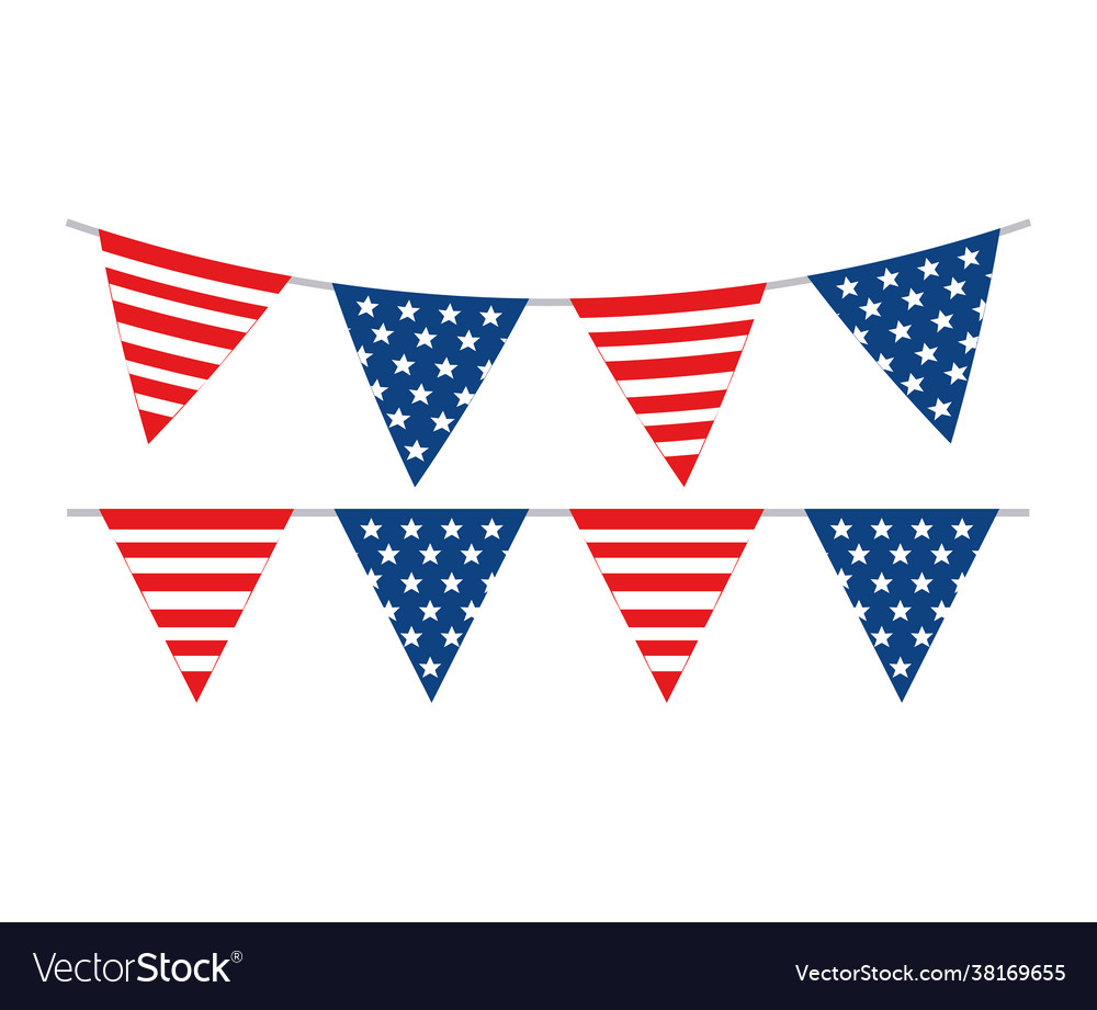 Usa garlands design