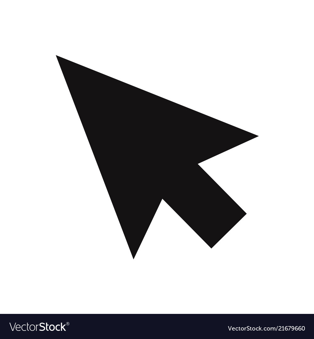 Cursor Icon Mouse Pointer Click Symbol Royalty Free Vector