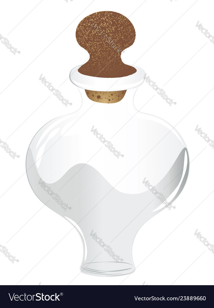 Empty laboratory flask