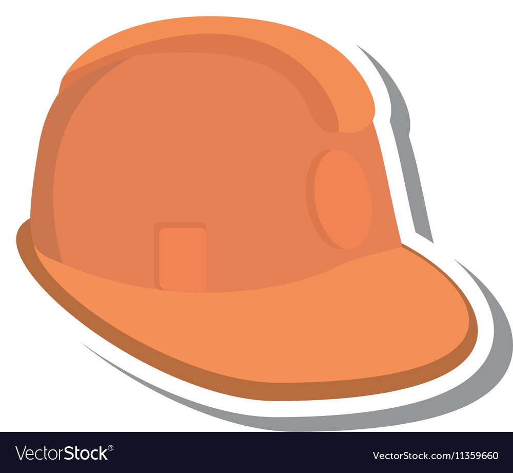 Helmet safety isolated icon