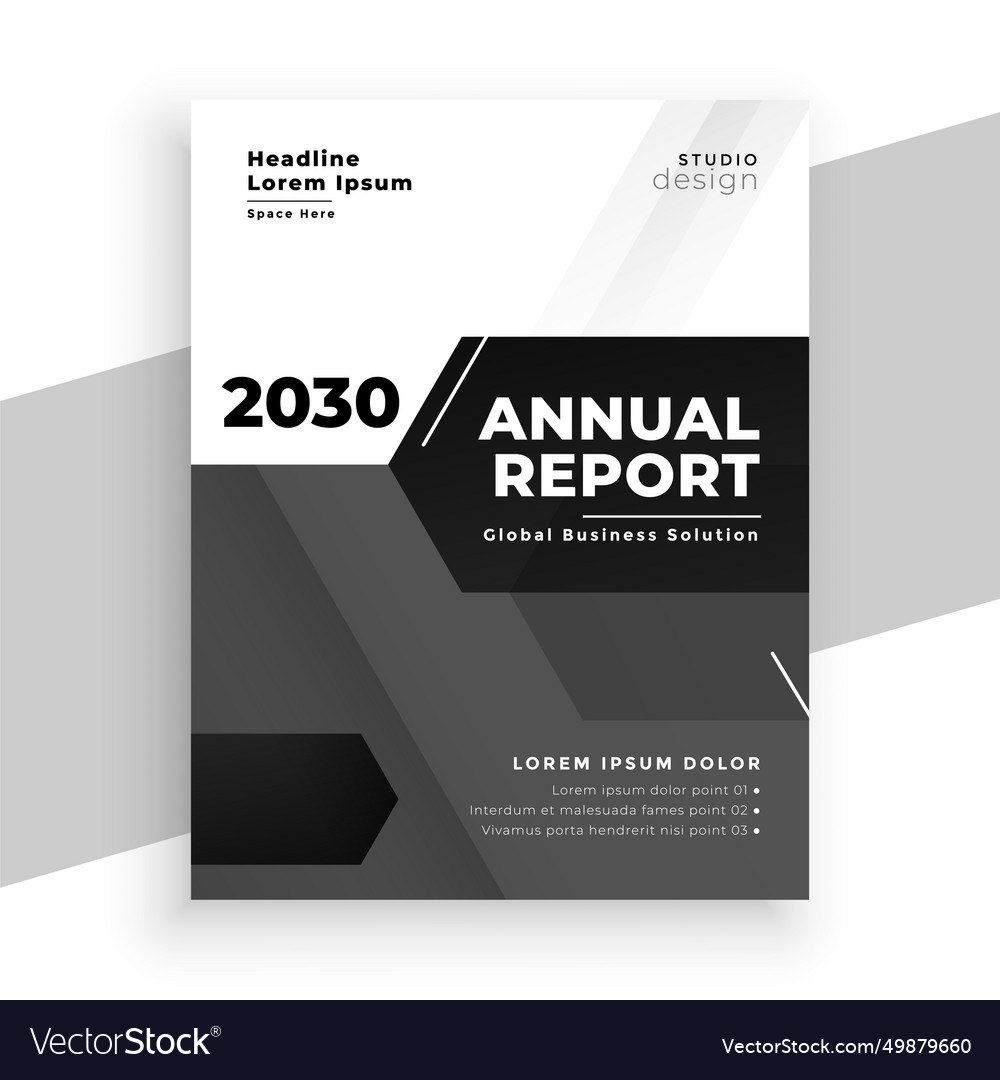 Professional annual report for yearly data