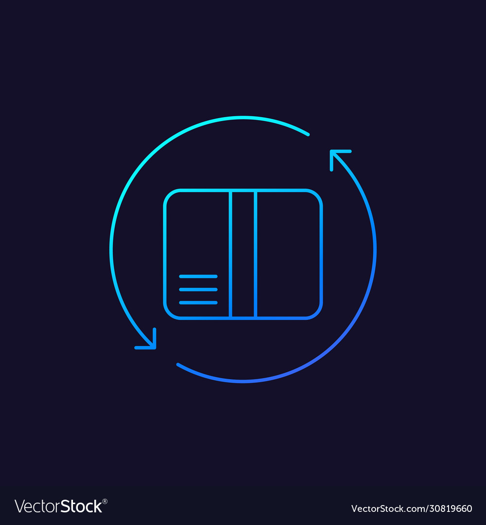 Return icon linear