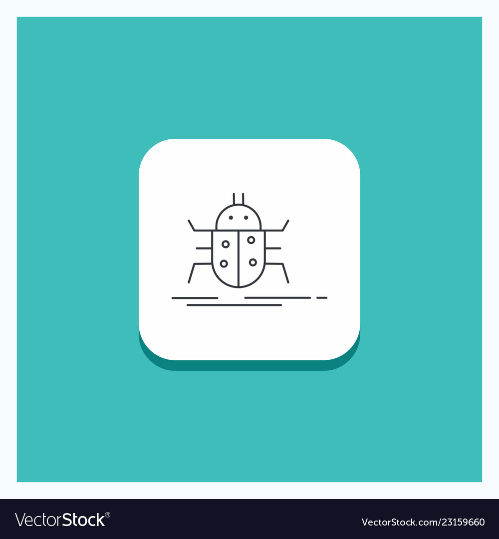 Round button for bug bugs insect testing virus