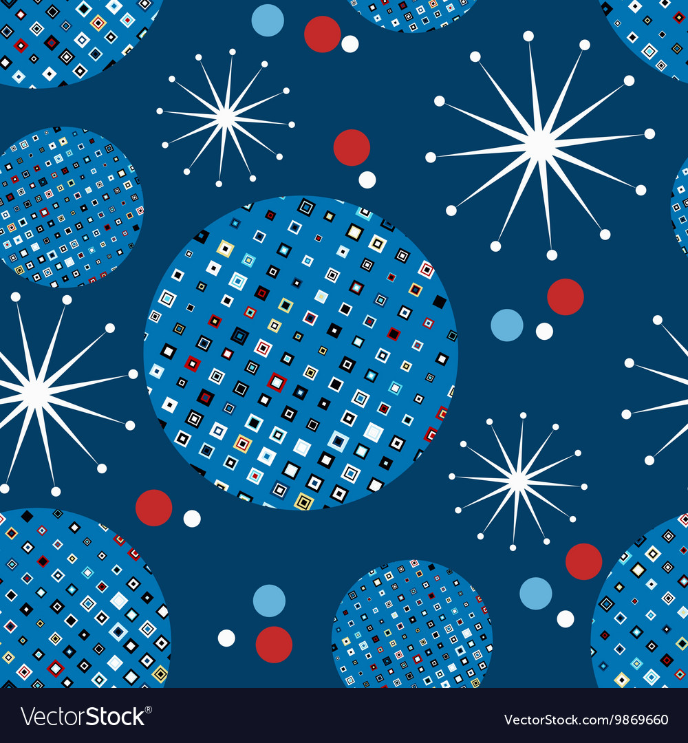 Seamless pattern of circles