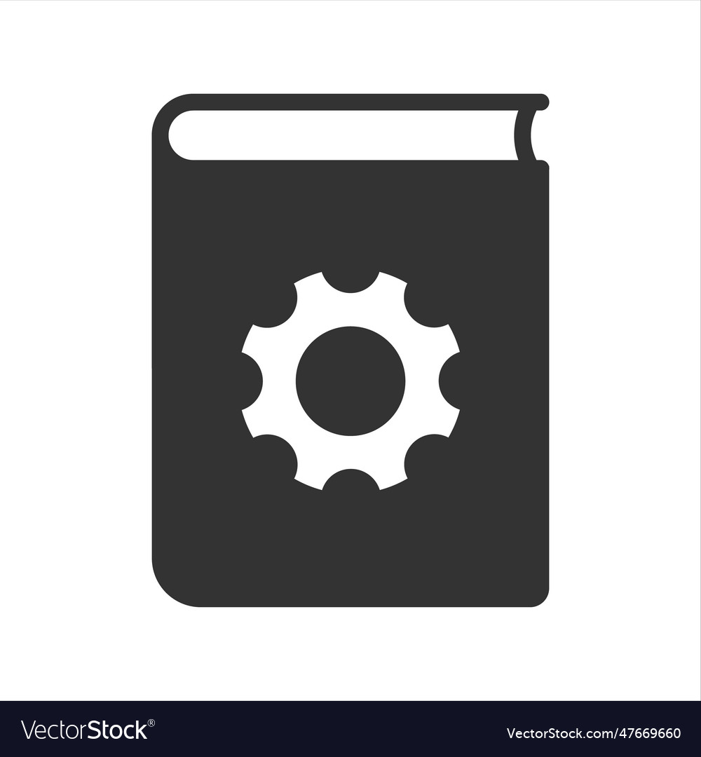 Technical support guide icon isolated Royalty Free Vector