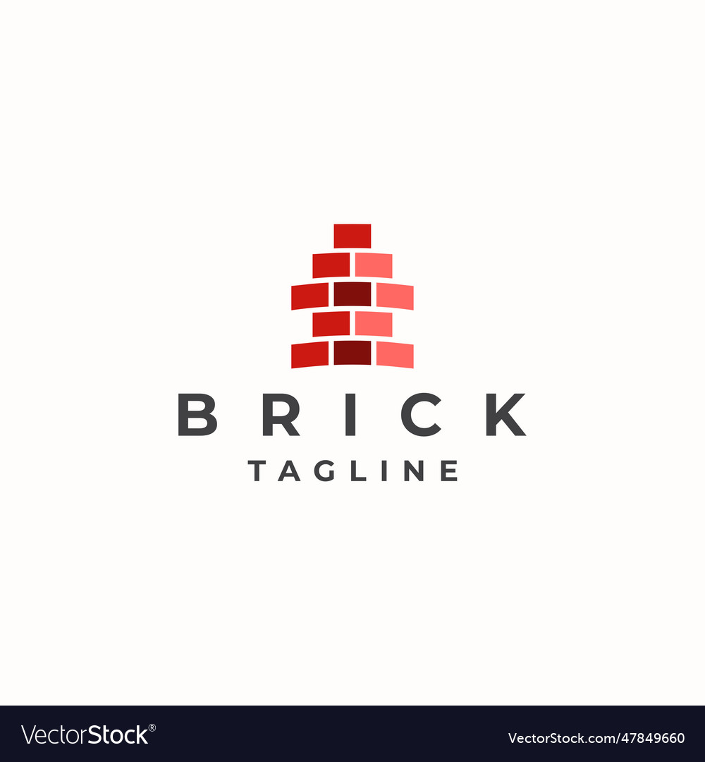 Wall brick logo