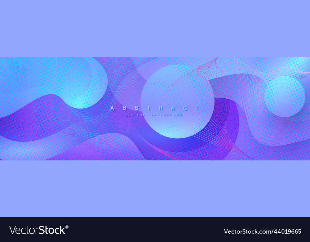 Abstract trendy background with gradient shapes