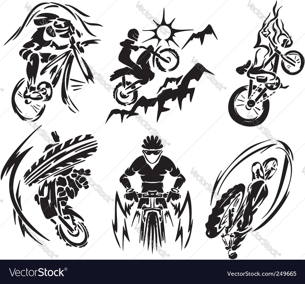 black bmx rider