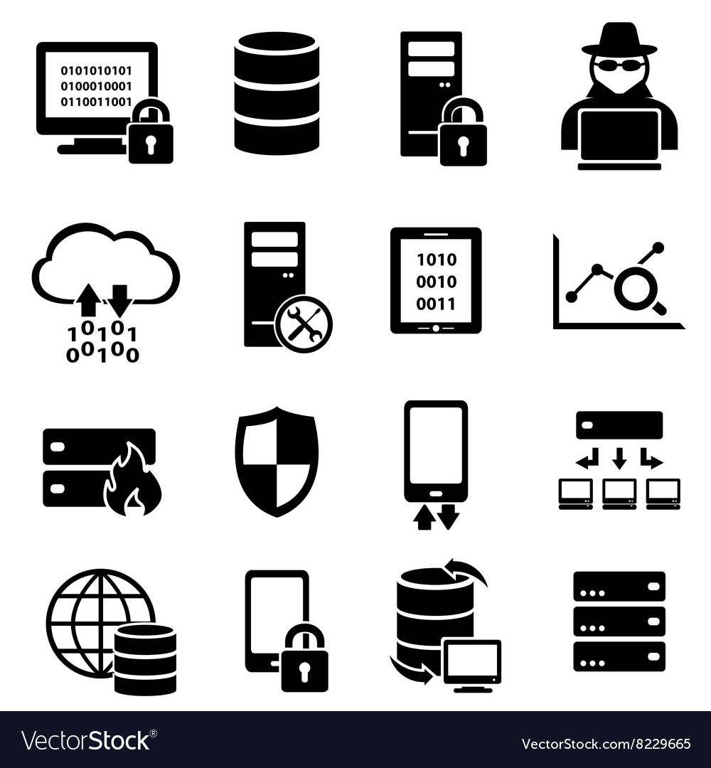 Data and computer Royalty Free Vector Image - VectorStock