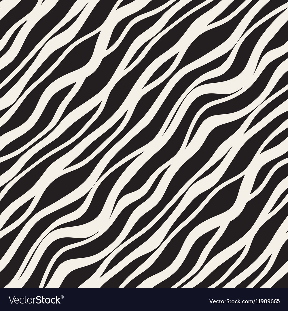 Diagonal Wavy Lines Pattern