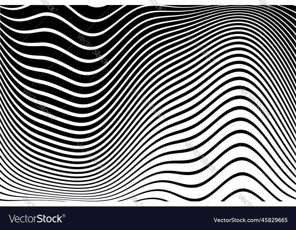 Dynamic Wavy Lines Pattern