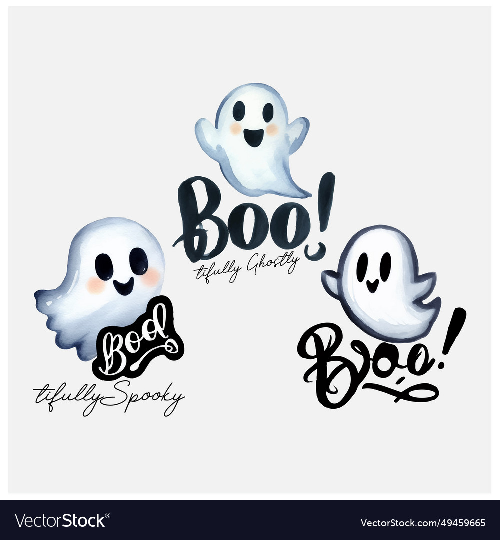 Halloween boo t-shirt design file