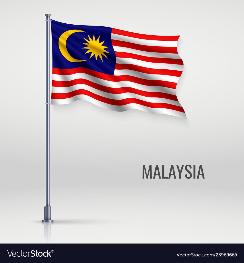 Malaysia Flag on Pole