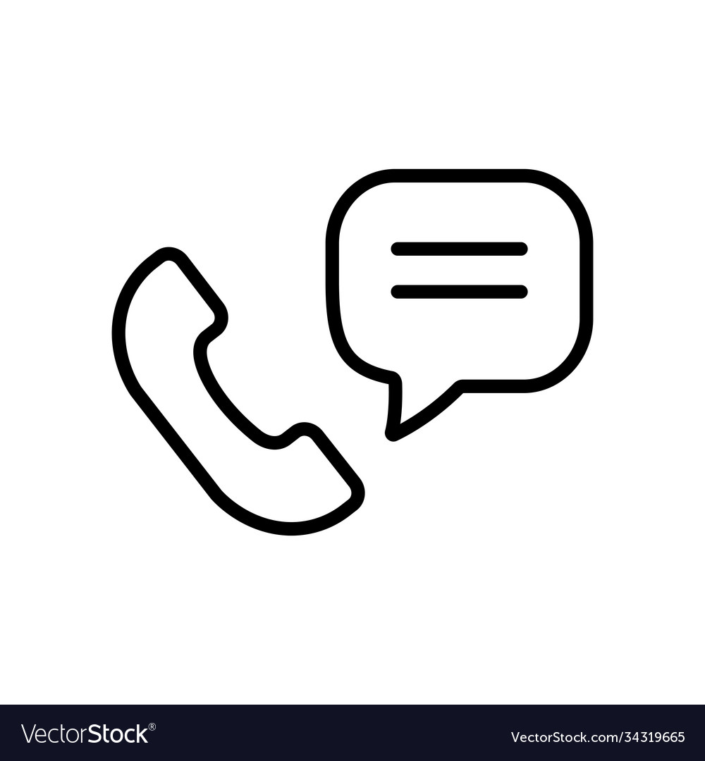 Message icon chat bubble editable stroke