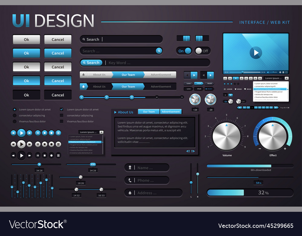 Modern UI Buttons