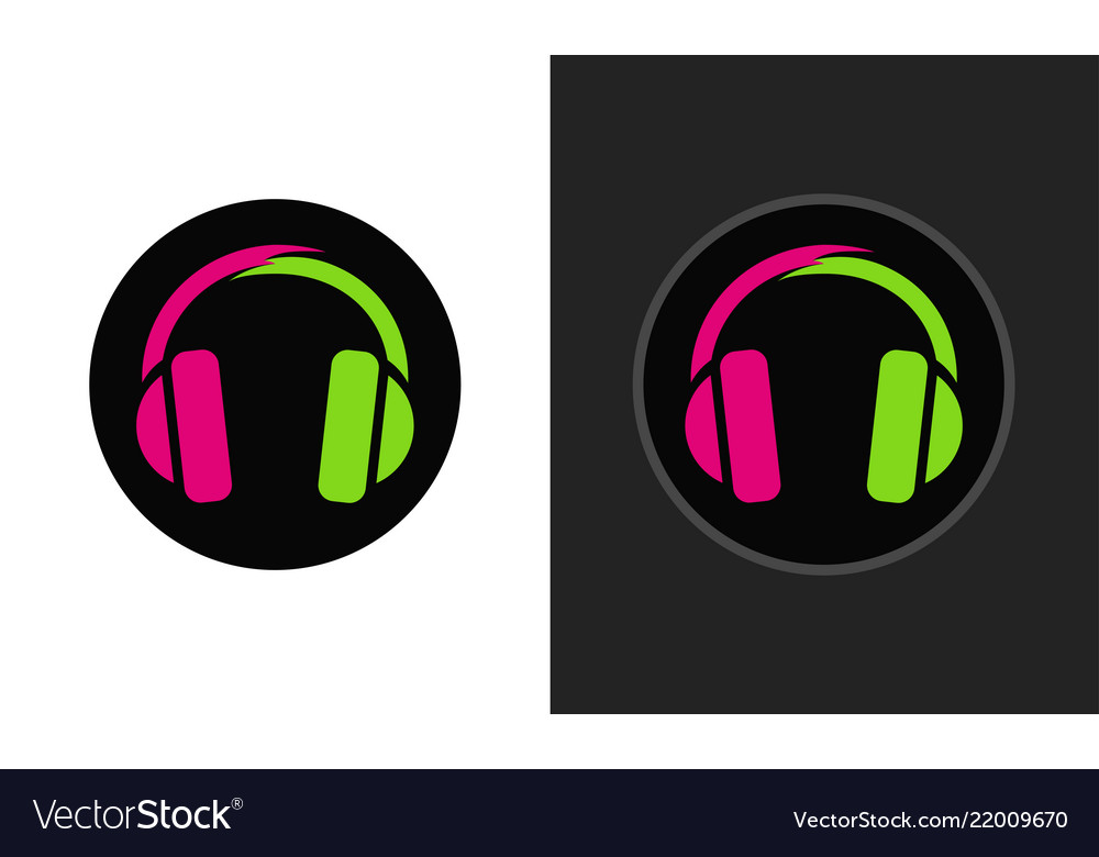 Colorful modern logo for music club