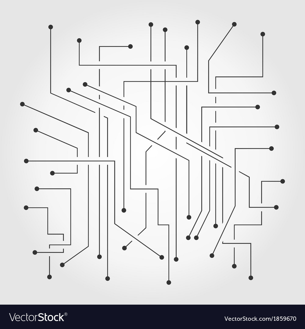 Electronic Circuit Board Pattern