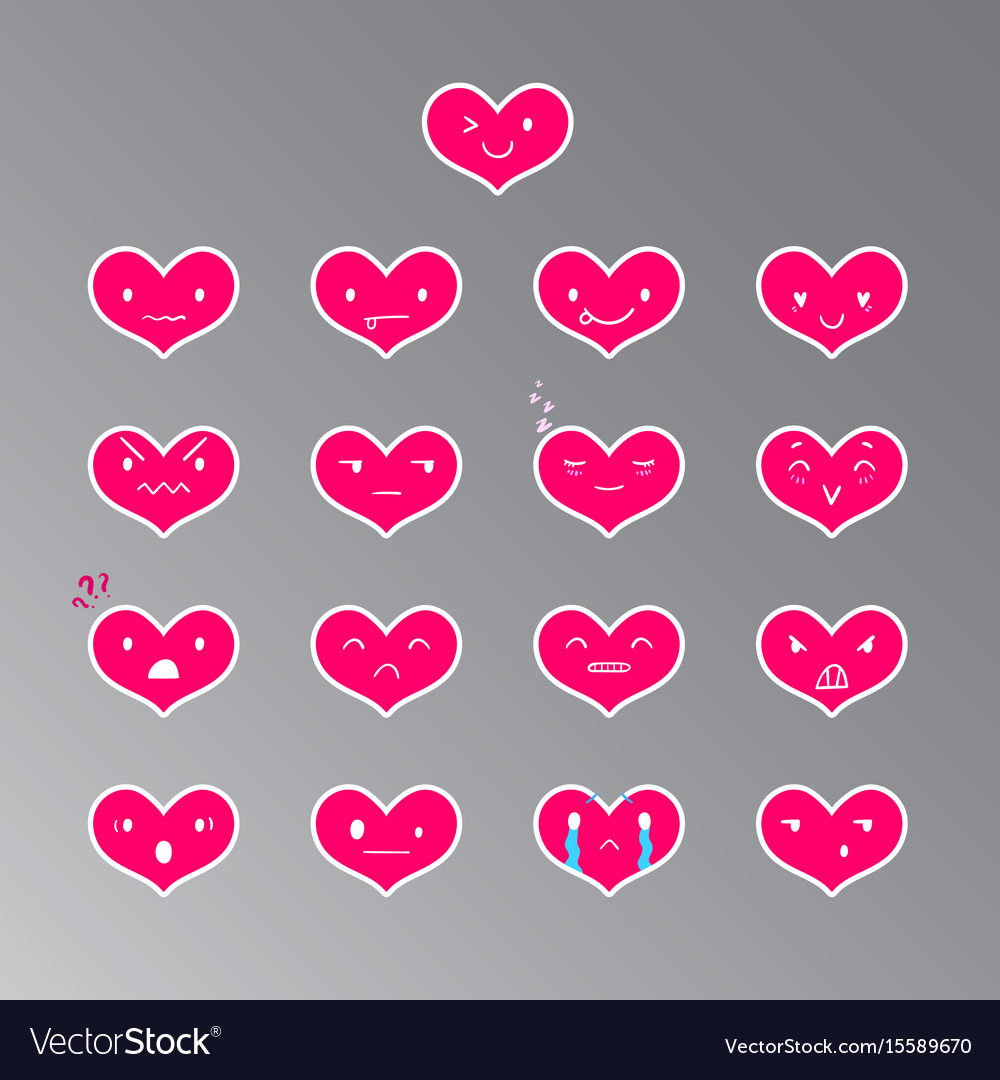 Emoticons heart color 18