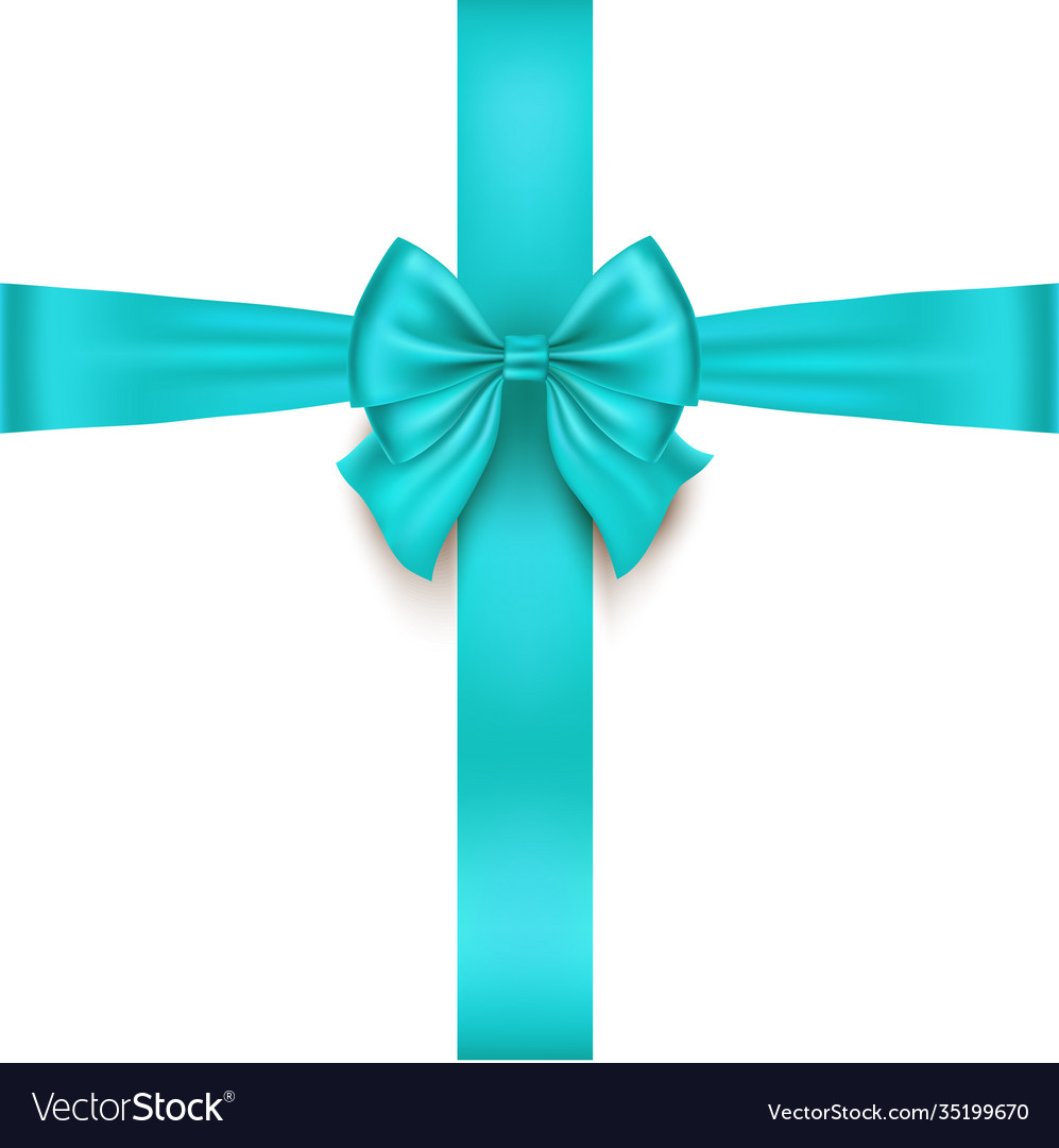 Green bow and ribbon isolated on transparent