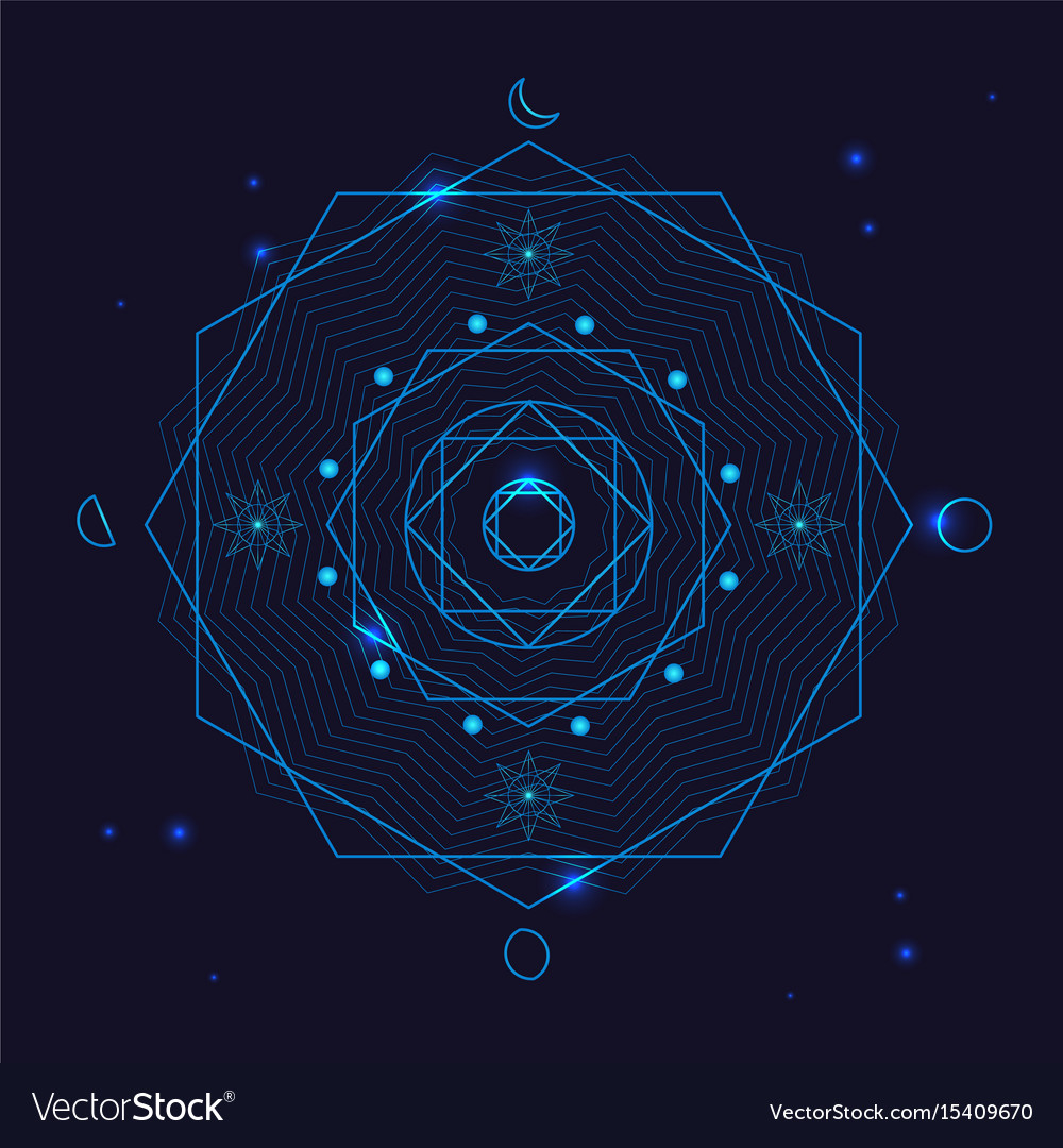 Mystisches Polygon-Symbol - Alchemy Geometrie