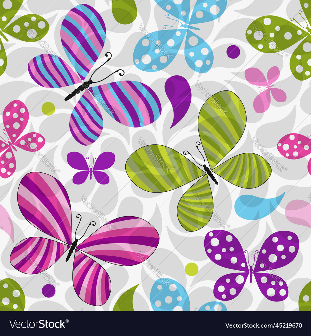 Seamless pattern with cheerful multicolored