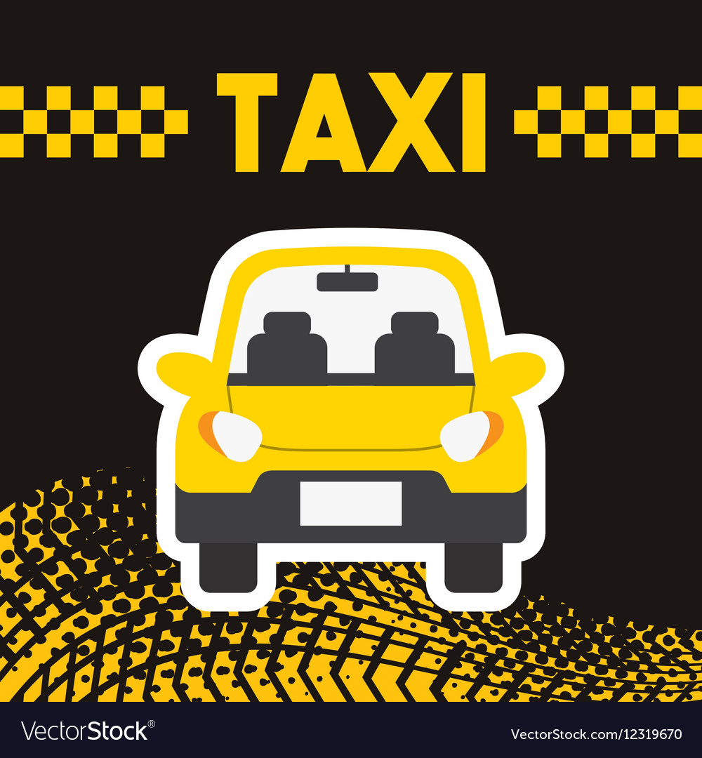 Taxi Service Design Royalty Free Vector Image - Vectorstock